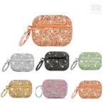 ショッピングairpods AirPods Pro 3 耐衝撃 ケース 第3世代 カバー カラビナ付き ラインストーン デコレーション プラスチック ハードケース かわいい/グリッター きらきら