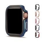 Apple Watch Series 6/5/4 Apple Watch SE ケース/カバー TPU＆サイドアルミバンパー 40mm/44mm かっこいい アップルウォッチ Series 5/4 バンパーカバー