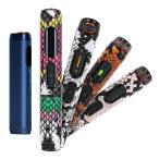 glo Hilo ケース カバー PUレザー パイソン柄 収納 電子たばこ 電子タバコ アイコスカバー 保護ケース BAT グロー ヒーロ 充電対応 持ち運び便利