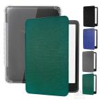 Kindle Colorsoft ケース 7インチ 耐衝撃  キャンバス調 手帳型 カバー 背面透明 PUレザー Amazon キンドル カラーソフト 電子書籍 リーダー 衝撃吸収