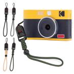 ショッピング200MS Kodak Mini Shot 3 ERA ストラップ MS200 / MS300 / C210R / C300R ハンドストラップ 落下防止 片手巻き 手首 一眼レフ リストストラップ  取り外し簡単