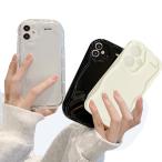Redmi Note 13 Pro+ 5G ケース カバー 耐衝撃 クリア  透明 波状 ケース TPU ソフトケース かわいい アンドロイド 小米 シャオミ レッドミー ノート13 プロ