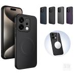 OPPO Find X9 ケース 耐衝撃 X9 Pro カバー Qi充電 ワイヤレス充電対応 カーボン調 PUレザー マグネット式車載ホルダー対応 滑り止め ストラップ穴