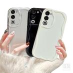 OPPO A5 5G ケース クリア ウェーブ 波型 なみなみ カバー クリア 透明 耐衝撃 波状 TPU ソフト ケース ストラップ穴 シンプル 可愛い お洒落 保護ケース