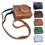 SONY VLOGCAM ZV-1F камера кейс PU кожа плечо ремешок плечо .. плечо ремень имеется камера место хранения кожанный кейс кожа покрытие простой 