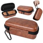 XREAL 1S ケース One Pro / One / Air 2 Ultra / Air 2 Pro / Air 2 カバー かばん ポーチ ポータブル PUレザー+EVA カラビナ付き 硬質EVAポーチ XREAL