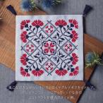 キット クロスステッチ Garnet Tile(ガーネットタイル) 9099 オリムパス 【KY】 Folk Patterns 刺しゅう キット