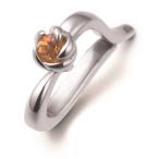 Yahoo! Yahoo!ショッピング(ヤフー ショッピング)KEIUNDO 10K ベビーリング　ホワイトゴールド 誕生石 ＆ メッセージ 刻印 専用ケース&ミニバック付き4CSBR004