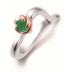 Yahoo! Yahoo!ショッピング(ヤフー ショッピング)KEIUNDO 18K ベビーリング ホワイトゴールド & ピンクゴールド 誕生石 ＆ メッセージ 刻印 専用ケース&ミニバック付き4CSBR004