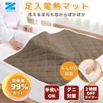 電磁波カット 足入れ電熱マット 電気毛布  足元ヒーター  低電磁波   ZMT-51FT (ゼンケン)  (メーカー直送・同梱不可)  (秋冬限定) 2065322-ms