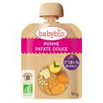 baby bio 有機ベビースムージー アップル・スイートポテト 90g (ミトク)  (1〜6個はメール便300円) 3004045-os