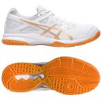 レディース ゲルタスク 2　ホワイト×シャンパン　【asics|アシックス】ハンドボールシューズ1072a038-103