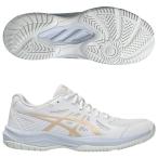 レディース アップコート 6 ホワイト×シャンパン 【asics|アシックス】ハンドボールシューズ1072a107-103
