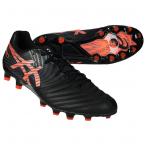 DSライト X-FLY PRO 2 ブラック×フラッシュコーラル 【asics|アシックス】サッカースパイク1101a055-001