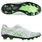 DSライト ACROS PRO 3　ホワイト×グリーンゲッコ　【asics|アシックス】サッカースパイク1101a071-103