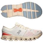 レディース Cloud X 4 クラウドエックス 4 オン ランニング　アイボリー×サーモン　【On|オン】ランニングシューズ3we30073297-