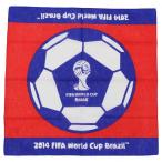 ハンカチ　ジャパンカラー　2014 FIFA ワールドカップ ブラジル大会 オフィシャルライセンスグッズ41703