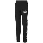 ジュニア AMPLIFIED スウェットパンツ　プーマブラック　【PUMA|プーマ】サッカーフットサルジュニアウェアー582882-01