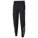 Yahoo! Yahoo!ショッピング(ヤフー ショッピング)ドルトムント ICONIC MCS グラフィックトラックパンツ　ブラック×イエロー　【PUMA|プーマ】クラブチームウェアー758588-01