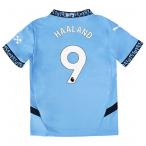 ジュニア マンチェスターシティ 24-25 ホーム 半袖レプリカユニフォーム　9.アーリング・ハーランド　【PUMA|プーマ】クラブチームレプリカウェ