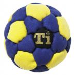 Ti フットバッグ　ネイビー×イエロー　サッカーフットサルミニボールaaa09-nvyyel