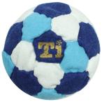 Ti フットバッグ　ネイビー×ブルー　サッカーフットサルミニボールaaa14-nvyblu