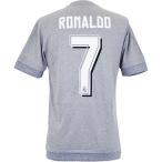 レアルマドリッド 15-16 アウェイ 半袖レプリカユニフォーム　7.クリスティアーノ・ロナウド　【adidas|アディダス】クラブチームレプリカウェ