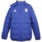 チェルシー ダウンジャケット　チェルシーブルー　【adidas|アディダス】クラブチーム防寒ウェアーabq59-aa6799
