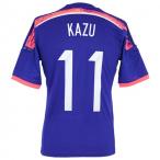 日本代表 2014 ホーム レプリカ半袖ユニフォーム　11.カズ　【adidas|アディダス】サッカー日本代表ウェアーad654-11-kazu