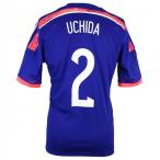 日本代表 2014 ホーム レプリカ半袖ユニフォーム　2.内田篤人　【adidas|アディダス】サッカー日本代表ウェアーad654-2-uchida