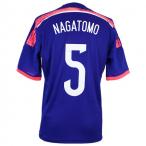 日本代表 2014 ホーム レプリカ半袖ユニフォーム　5.長友佑都　【adidas|アディダス】サッカー日本代表ウェアーad654-5-nagatom