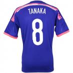 日本代表 2014 ホーム レプリカ半袖ユニフォーム　8.田中順也　【adidas|アディダス】サッカー日本代表ウェアーad654-8-tanaka