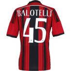 ACミラン 14-15 ホーム 半袖レプリカユニフォーム　45.バロテッリ　【adidas|アディダス】クラブチームレプリカウェアーamo13-d87
