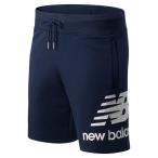 エッセンシャルズアイコンショートパンツ　ナチュラルインディゴ　【NewBalance|ニューバランス】サッカーフットサルウェアーams01512-ng