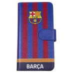 FCバルセロナ iPhone X用手帳型カバー　ネイビー×レッド　クラブチームアクセサリーbcn33651