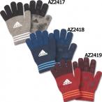 ニットグローブ　【adidas|アディダス】サッカーフットサル防寒アクセサリーbur85