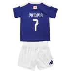 . номер 7 три .. baby Adidas футбол Япония представитель 2026 Home копия комплект формы baby комплект jz9675 [adidas|