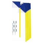 コーナーフラッグDX 6本セット　【molten|モルテン】サッカーフットサル用品用具cfdxb