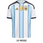 ジュニア アルゼンチン代表 2026 ホーム 半袖レプリカユニフォーム　10.メッシ　【adidas|アディダス】ナショナルチームレプリカウェアーdo