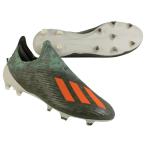 エックス 19+ FG レガシーグリーン×ソーラーオレンジ 【adidas|アディダス】サッカースパイクef8295