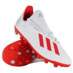 ジュニア エックス 19.3-ジャパン HG/AG J　シルバーメット×ハイレゾレッドS18　【adidas|アディダス】サッカージュニアスパイクef