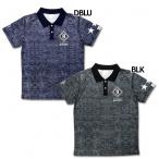 ノイズ柄プラポロシャツ　【goleador|ゴレアドール】サッカーフットサルウェアーf164