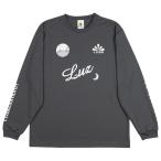  двойной стандартный длинный рукав p Ractis рубашка темно-серый × белый [LUZ e SOMBRA| разрозненный isombla] футбол футзал одежда -f1811