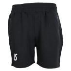 P100 ストレッチスウェットハーフパンツ　ブラック　【LUZ e SOMBRA|ルースイソンブラ】サッカーフットサルウェアーf2011304-blk