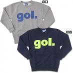 ジュニア 裏毛パイルスウェットトップ　【gol|ゴル】サッカージュニアウェアーg073-077