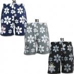 天竺花柄ハーフパンツ　【goleador|ゴレアドール】サッカーフットサルウェアーg1623