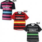 ジュニア ボーダー 昇華 半袖プラクティスシャツ　【GAViC|ガビック】サッカーフットサルウェアーga8641