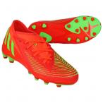 ジュニア プレデター エッジ.3 HG/AG J　ソーラーレッド×ソーラーグリーン　【adidas|アディダス】サッカージュニアスパイクgv8506