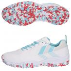 グランドフライ 5　ホワイト×ターコイズ　【hummel|ヒュンメル】ハンドボールシューズhas6019-1062