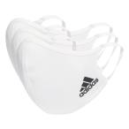 ジュニア フェイスカバー XS/S 3枚組　ホワイト　【adidas|アディダス】サッカーフットサルアクセサリーjmc44-h34588